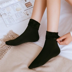 Littledesire Thermal Soft Faux Fur Women Winter Warm Socks