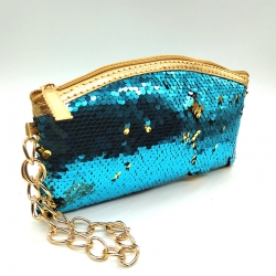 Littledesire Sequins Zipper Clutch Wallet 9 Inch