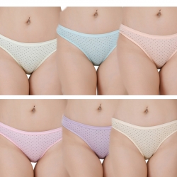 Daily Wear Polka Dots Print Panty Pack of 6