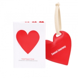 Love Passport Cover & Luggage Tag Combo