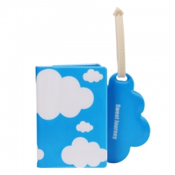 Cloud Style Passport Cover & Luggage Tag Combo