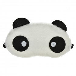 2 Pcs Cute Panda Sleeping Face Eye Mask