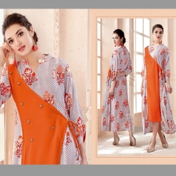 Littledesire Stylish Design Printed Long Kurta