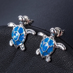 Littledesire Turtle Zinc Alloy Stud Earrings