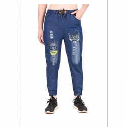 Trends Fashion Women Denim Joggers Jeans