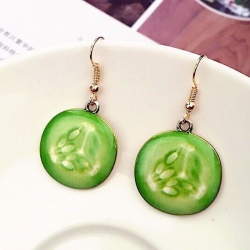 Cute Fruit Cucumber Earrings 