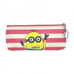 Printed Cartoon waterproof Pencil Box With Key Ring 