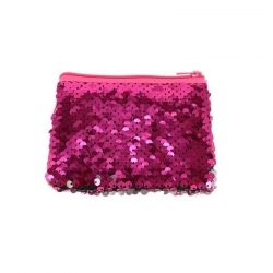 Littledesire Sequins Zipper Clutch Wallet With Key Ring 4.5 Inch