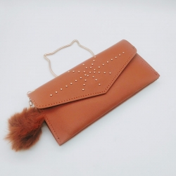 PU Leather Clutch Hasp Handbags Wallet 