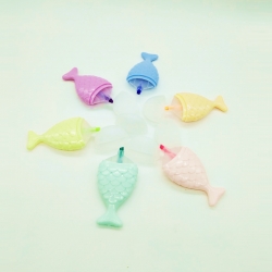 Cute Mini Mermaid Fish Highlighter Marker Pen Pack of 6