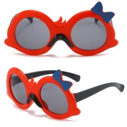 Cute Cartoon Duck Bow Design Anti-UV Spectacles Kids Sunglasses 