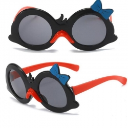 Cute Cartoon Duck Bow Design Anti-UV Spectacles Kids Sunglasses 