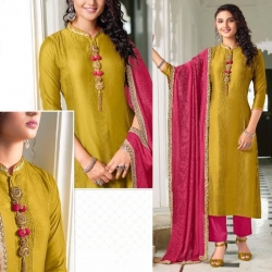 Sequence Work Kurti With Viscose Dupatta