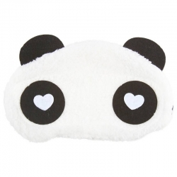 2 Pcs Cute Panda Love Face Eye Mask