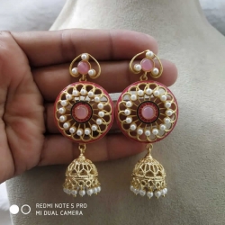 Fashion Jewelry Round Jhumka Earrings