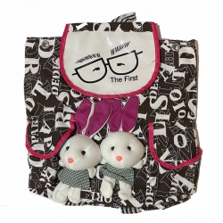 Cute Rabbit Soft Shoulder Kids Picnic Travel Backpack 14 Inch