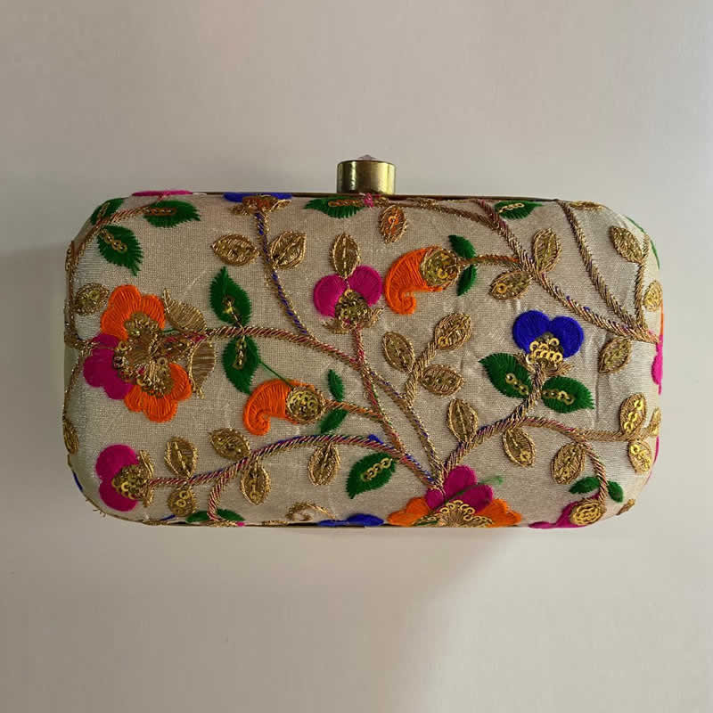 Party Wear Hand-embroidered Designer Clutches – FashionVibes