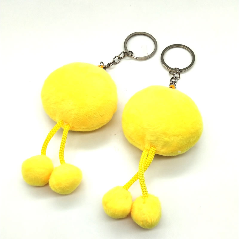 Yellow pom deals pom keyring