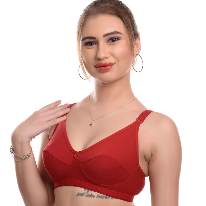 Full Coverage Ladies Hosiery Bra, Size: 36 Inch, Plain at Rs 150