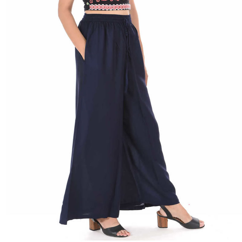 Subh Laaxmi Palazzo Pant Flared, Regular Fit, Relaxed Women Multicolor  Trousers - Buy Subh Laaxmi Palazzo Pant Flared, Regular Fit, Relaxed Women  Multicolor Trousers Online at Best Prices in India | Flipkart.com