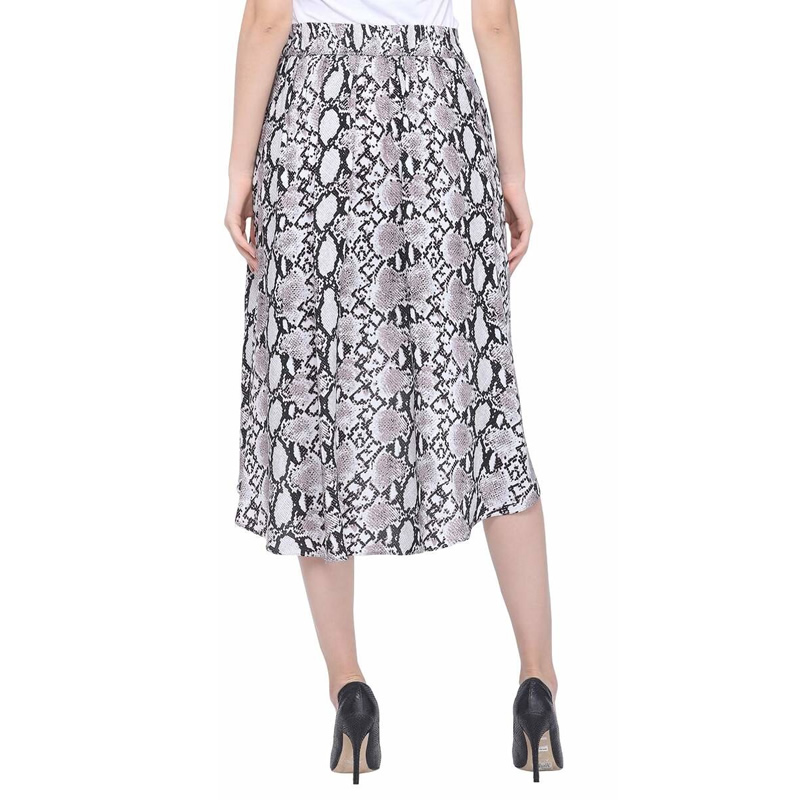 Littledesire Asymmetrical Snake Print Spunky Skirt, Western Wear ...